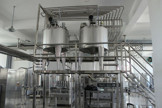 Sistema de proceso automático de mezcla de la bebida del sistema 15TPH