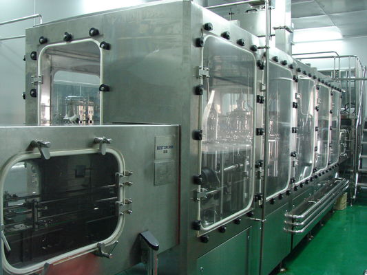 Máquina de rellenar de enjuague seca de acero inoxidable 15000bph